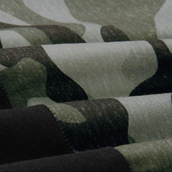 Beautiful women high zipper camouflage sweatshirt - Picture 4 of 6